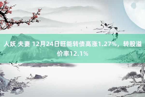 人妖 夫妻 12月24日旺能转债高涨1.27%，转股溢价率12.1%