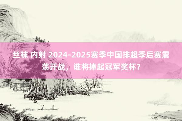 丝袜 内射 2024-2025赛季中国排超季后赛震荡开战，谁将捧起冠军奖杯？