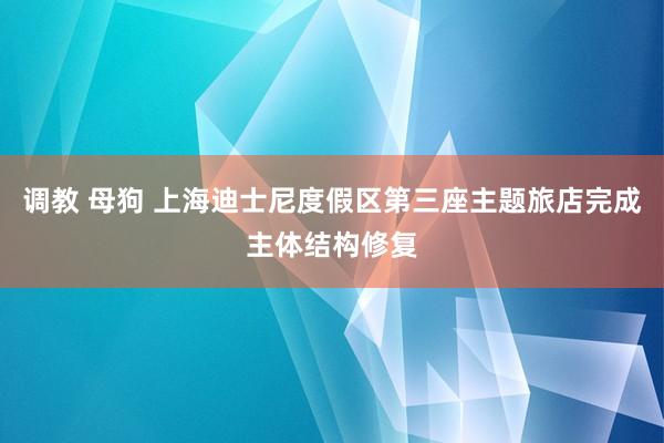 调教 母狗 上海迪士尼度假区第三座主题旅店完成主体结构修复