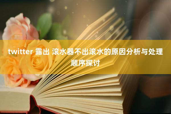 twitter 露出 滚水器不出滚水的原因分析与处理顺序探讨